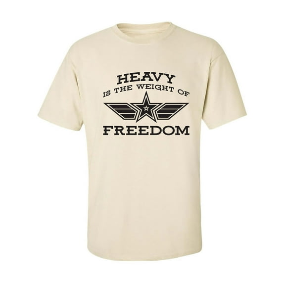 Heavy Is The Weight Of Freedom Adult Short Sleeve T-shirt