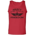 thumbnail image 1 of Heavy Is The Weight Of Freedom Adult Tank Top, 1 of 3