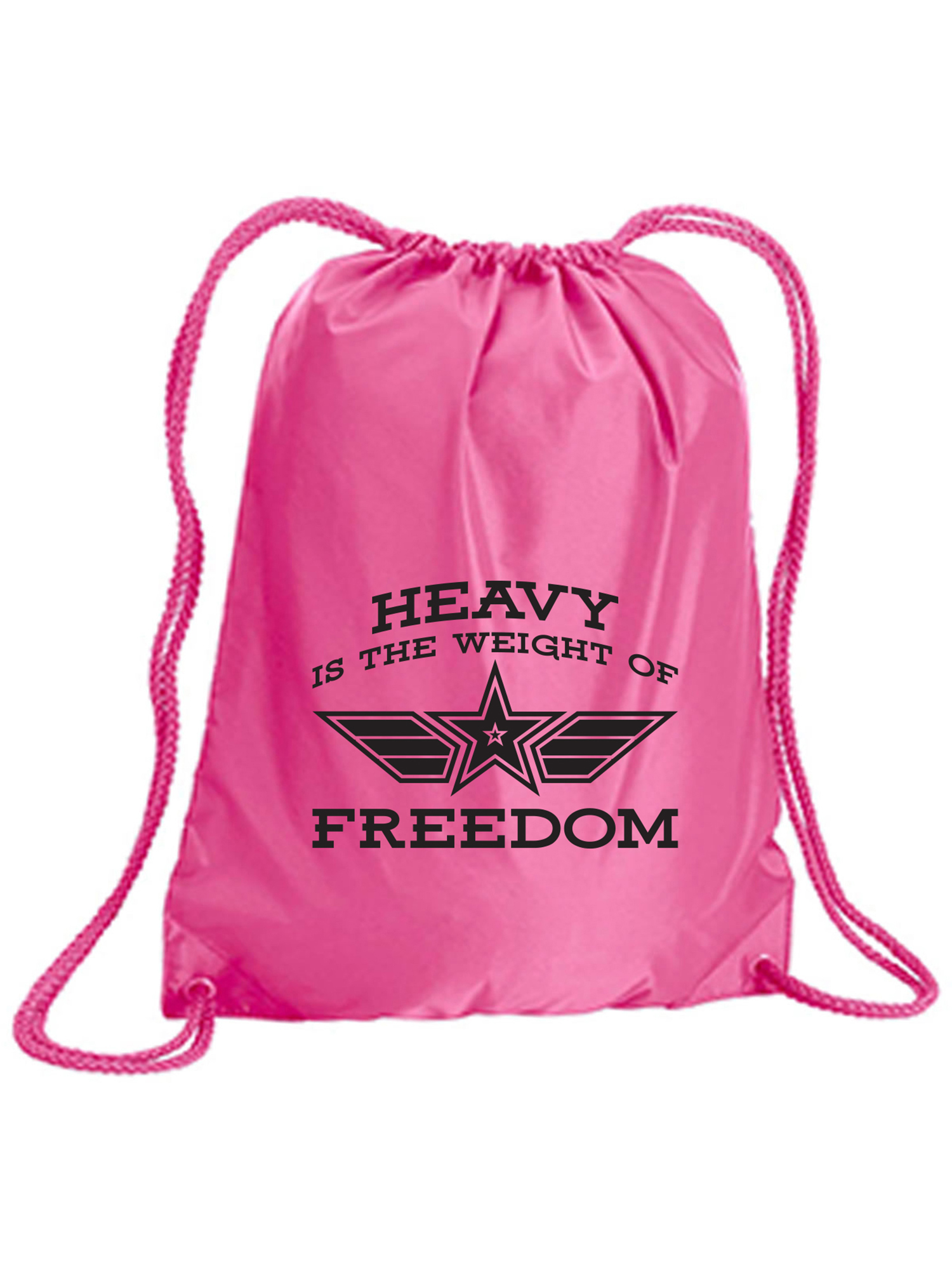 Heavy Is The Weight Of Freedom Cinch Pack - Walmart.com