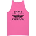 thumbnail image 1 of Heavy Is The Weight Of Freedom Neon Tank Top, 1 of 1