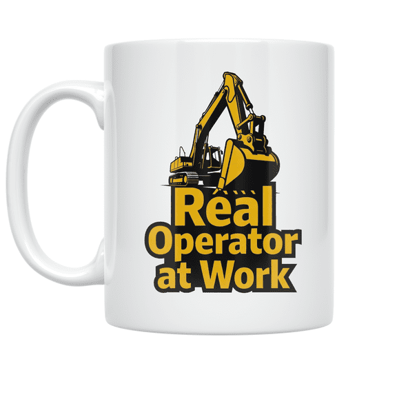 Heavy Machinery Specialist Pride - Real Operator - 11 oz Ceramic Coffee Mug