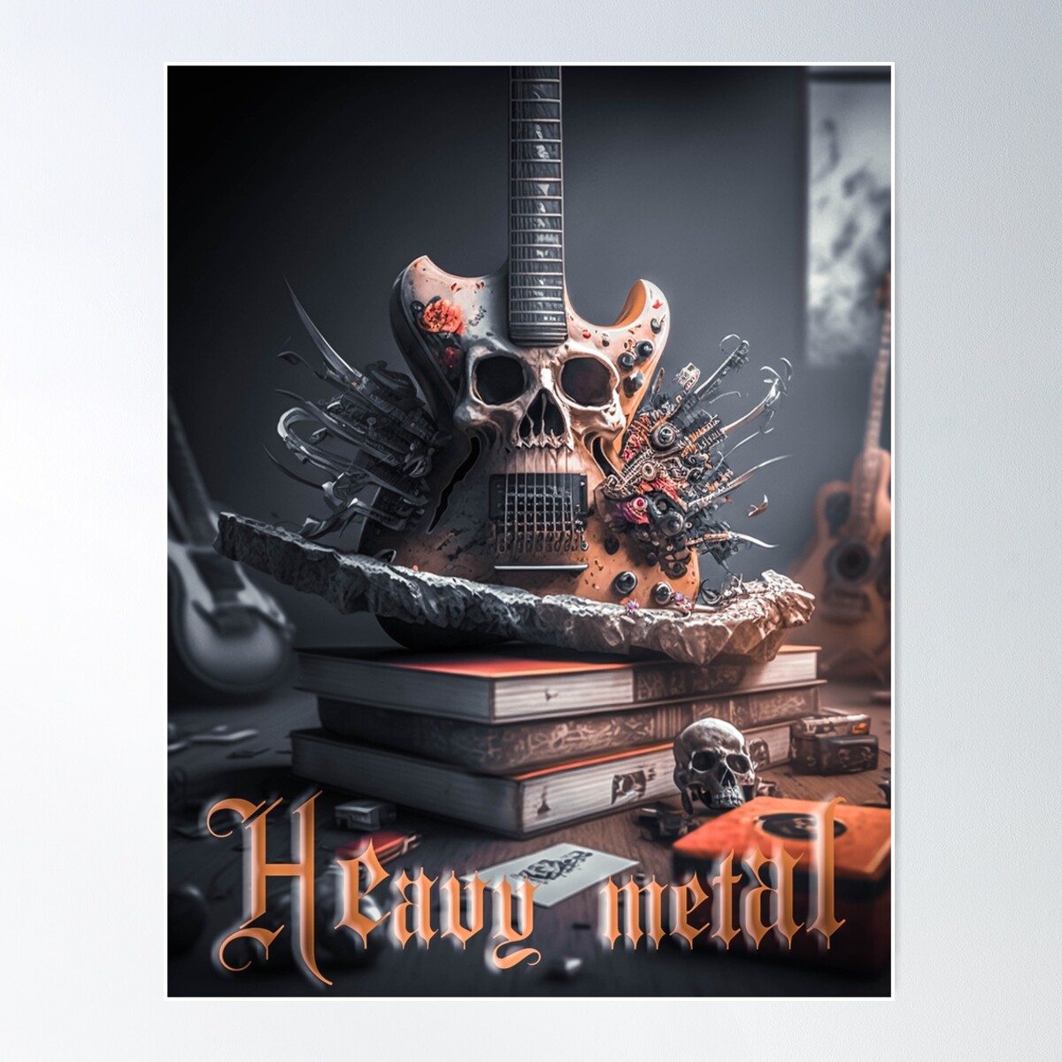 Heavy Metal Classroom Poster Wall Art, Modern Wall Decor For Living ...