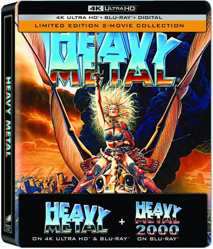 Heavy Metal / Heavy Metal 2000 (Limited Edition 2-Movie Collection) (4K Ultra HD + Blu-ray + Digital Copy) (Steelbook), Sony Pictures, Sci-Fi \u0026 Fantasy