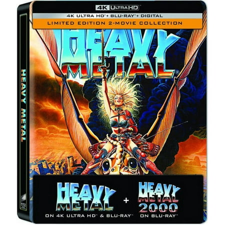 Heavy Metal / Heavy Metal 2000 (Limited Edition 2-Movie Collection) (4K Ultra HD + Blu-ray + Digital Copy) (Steelbook), Sony Pictures, Sci-Fi & Fantasy