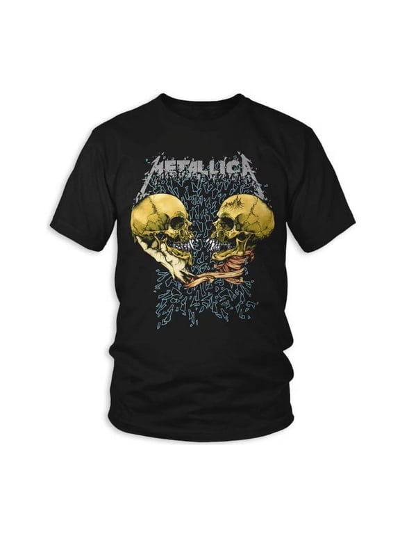 Heavy Metal-Inspired Shirt with Gritty Lyric Graphic Design, S-3XL