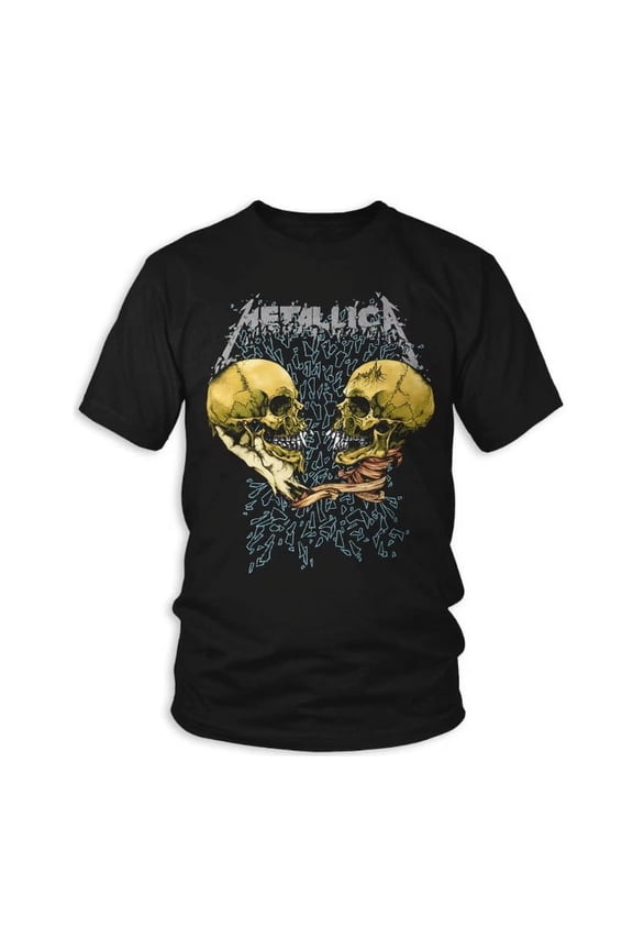 Heavy Metal-Inspired Shirt with Gritty Lyric Graphic Design, S-3XL