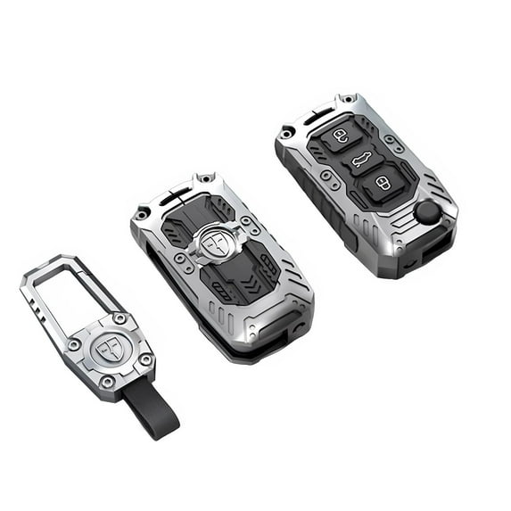Heavy Metal Key Fob Cover Case Protector for Volkswagen, Keychain, Accessories for VW Golf GTI Jetta Passat Passat MK8 Tiguan Beetle Polo MK6