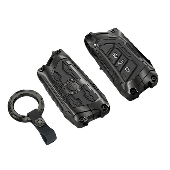 Heavy Metal Key Fob Cover Case Protector for Volkswagen, Keychain, Accessories for VW ID3 ID4 MK8 Golf GTI Skoda Octavia