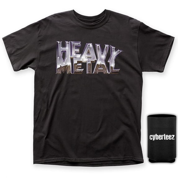 Heavy Metal Logo Classic 1981 Anime Movie T-Shirt + Coolie (M)