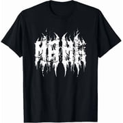 Heavy Metal Mama Cool Metalhead Moms Deathcore Metal Font T-Shirt S-5XL Birthday Gifts; For Men & Women
