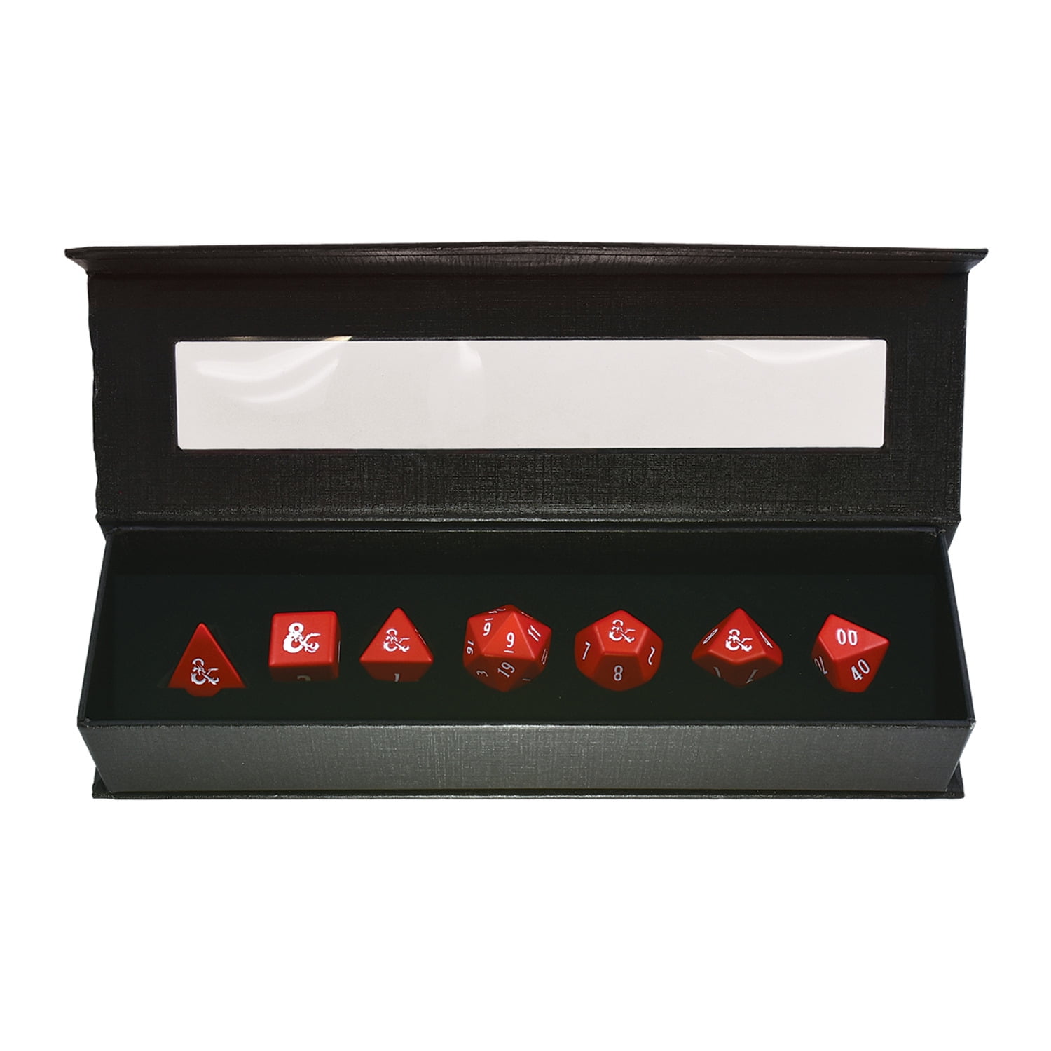HEAVY METAL® Red and White RPG Dice Set (7ct) for Dungeons  Dragons
