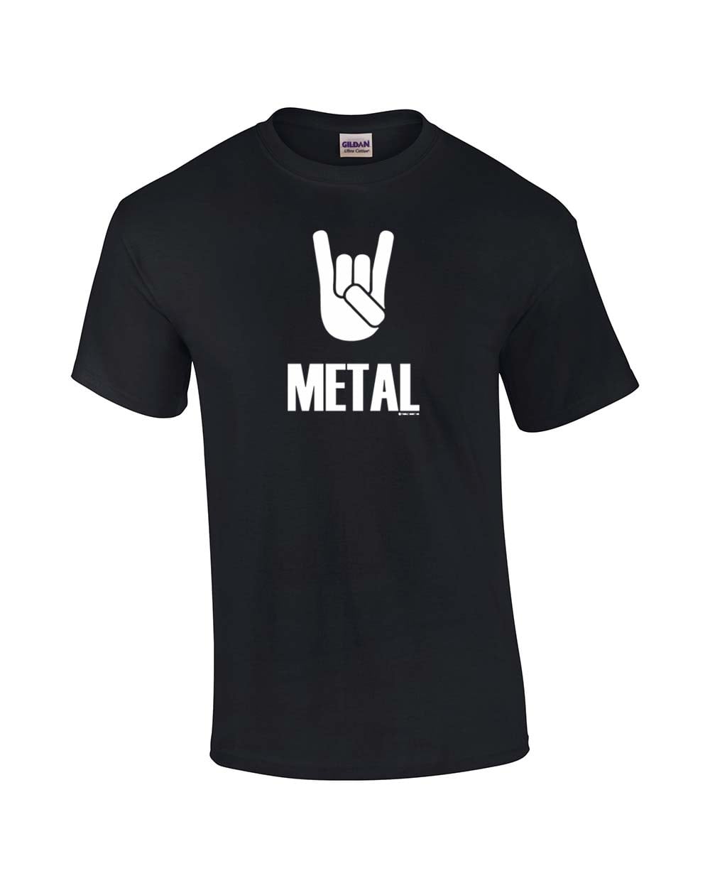 Heavy Metal Short Sleeve T-shirt Rock On Metal Music Alternative