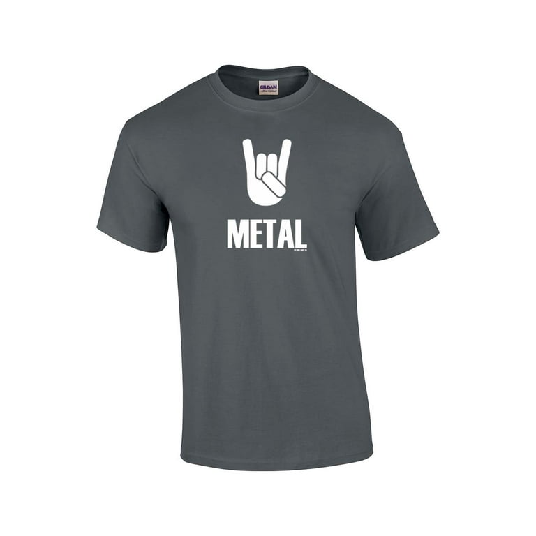 Heavy Metal Short Sleeve T-shirt Rock On Metal Music Alternative