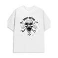 thumbnail image 1 of Heavy Metal Skull men 180G 100% Cotton white Trendy Unisex Shirt Graphic Tee tshirts Trendy Unisex Shirt Crewneck tshirts Vintage Unisex Shirt Crewneck tshirts, 1 of 7