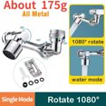 thumbnail image 1 of Heavy Metal Universal 1080 °   Rotation Faucet Sprayer Head For Kitchen Washbasin Extension Faucet Bubbler Sink Tap Splash Nozzle, 1 of 8