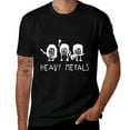 thumbnail image 1 of Heavy Metals Graphic Mens T Shirts Cotton Short Sleeve T-Shirt Crew Neck Tees Casual Shirt, 1 of 5