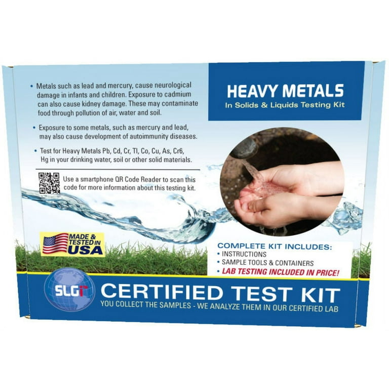 Heavy metal test kit in water based solution