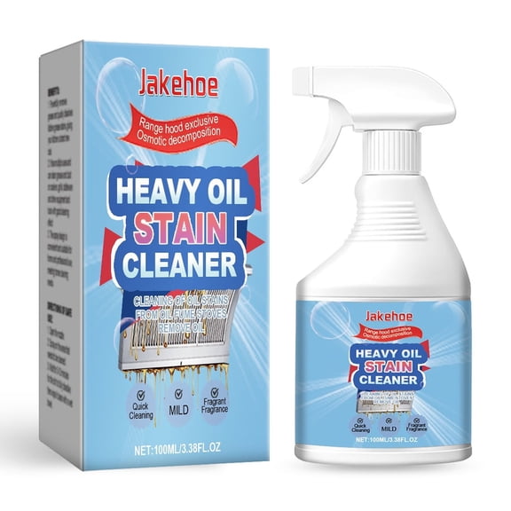 Heavy Oil Cleaner Limescale Grease Remover Household Stain Remover Grease Cleaner Dinner Plates Dishes Cleaning Multifunctional Cleaning 100ml