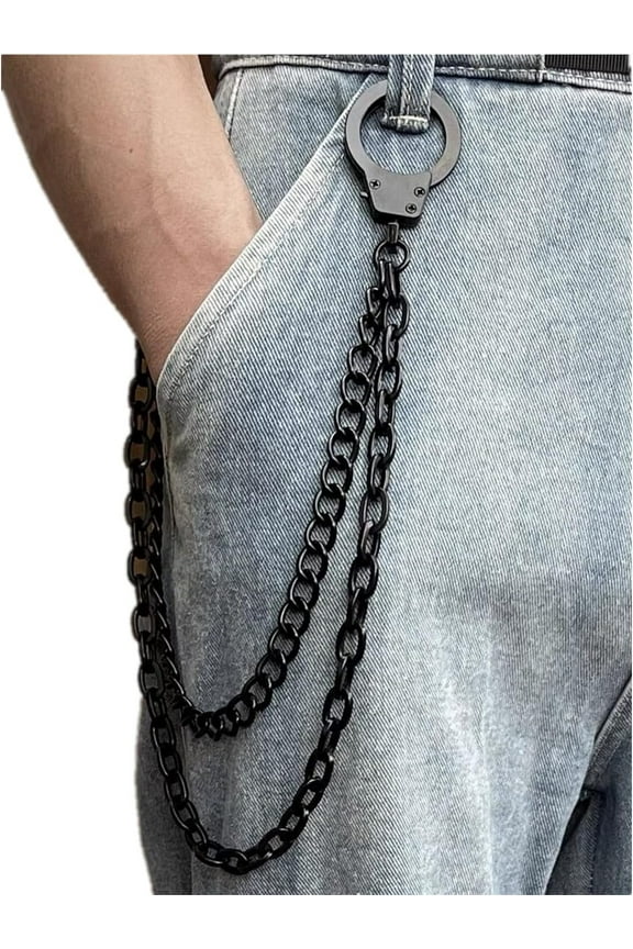 Heavy Pants Chains Trouser Keychain Jeans Punk Wallet Chain Hip Hop Goth Chain Key Chain for Men Women