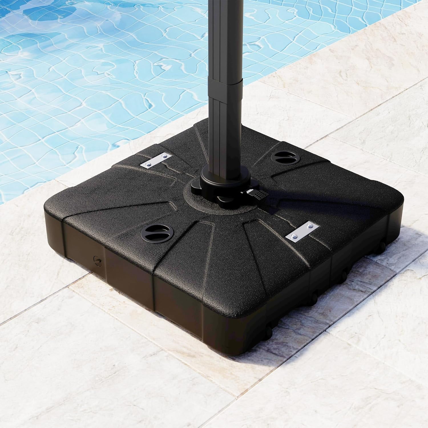 PURPLE LEAF 11ft Square Patio Cantilever Umbrella With Base - On Sale - Bed Bath & Beyond - 38926399