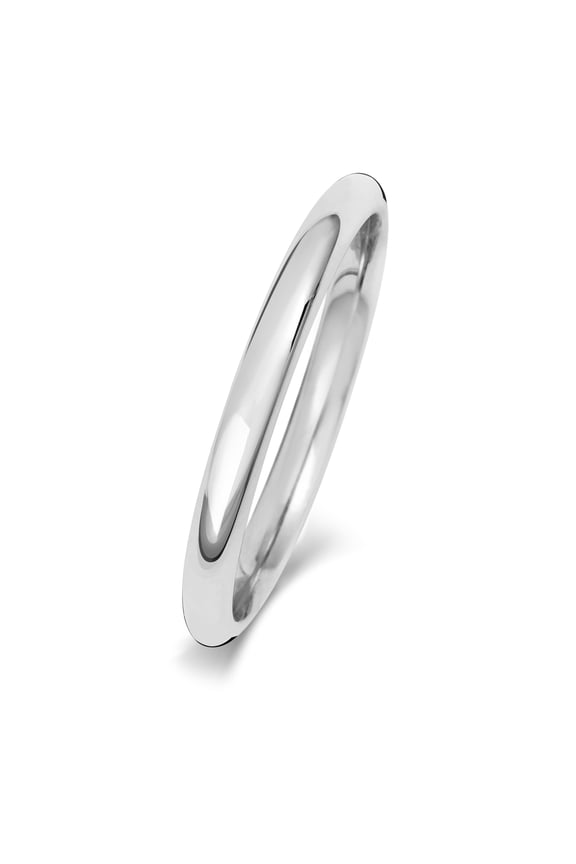 Heavy Platinum 950 2mm Court Comfort Men/Women Wedding Band/Ring