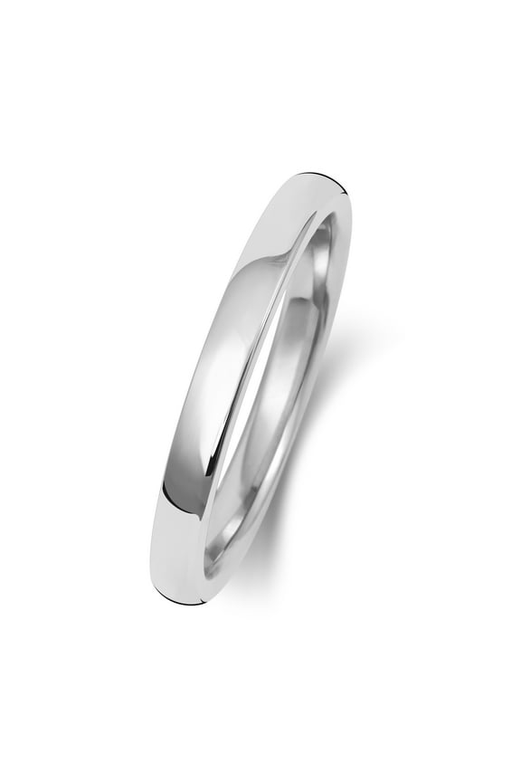 Heavy Platinum 950 2mm Soft Court Comfort Men/Women Wedding Band/Ring