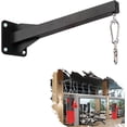 thumbnail image 1 of Heavy Punching Bag Wall Mount Hanger,Heavy-Duty Boxing Bag Bracket,Punching Bag Mount Stand for Muay Thai and MMA Training, 360 Rotation Swivel Hook Matte Black, 1 of 6