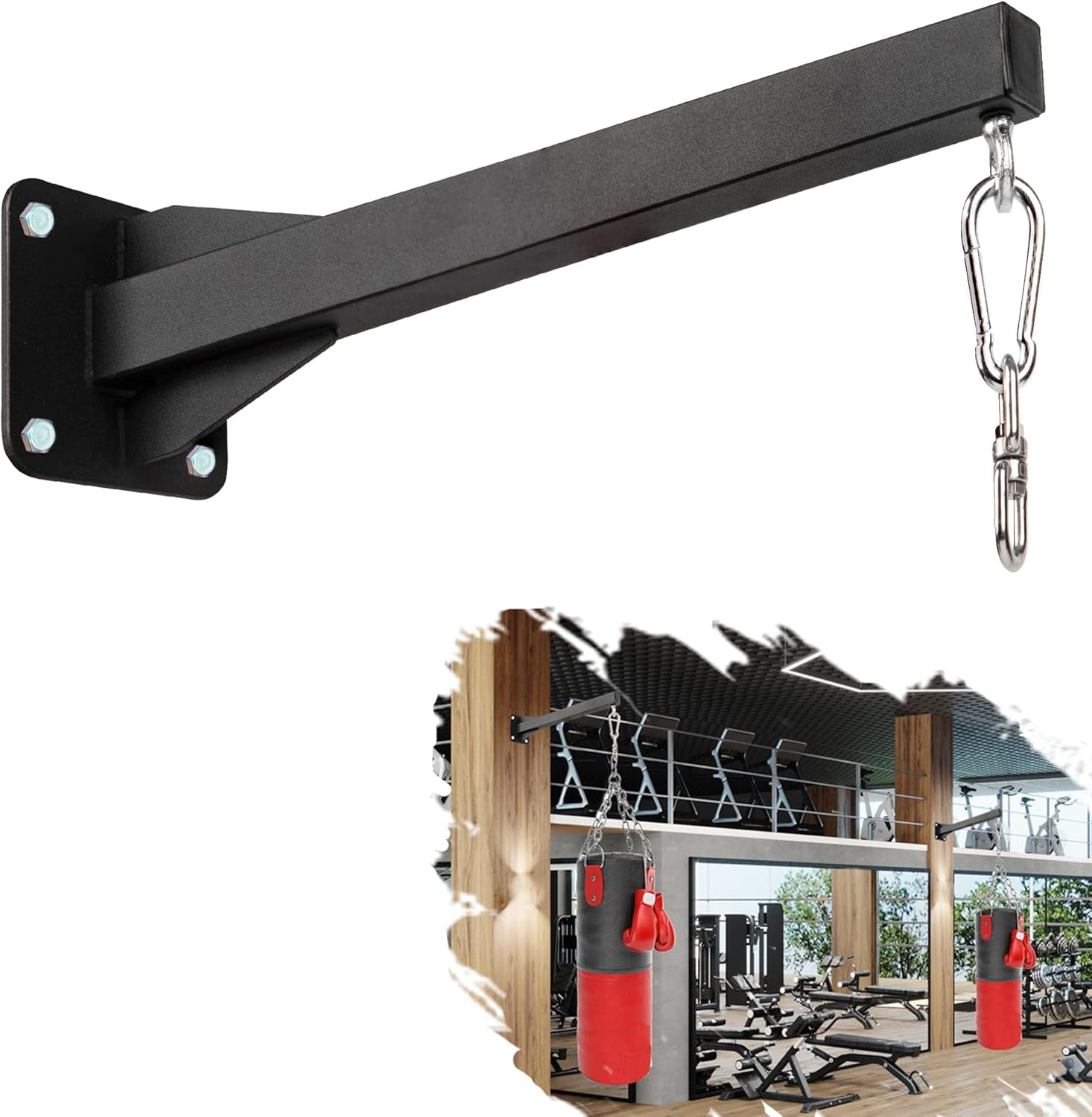 Teodute Boxsack Wandhalterung 360kg - Schwerlast Halterung Für Fitnessraum