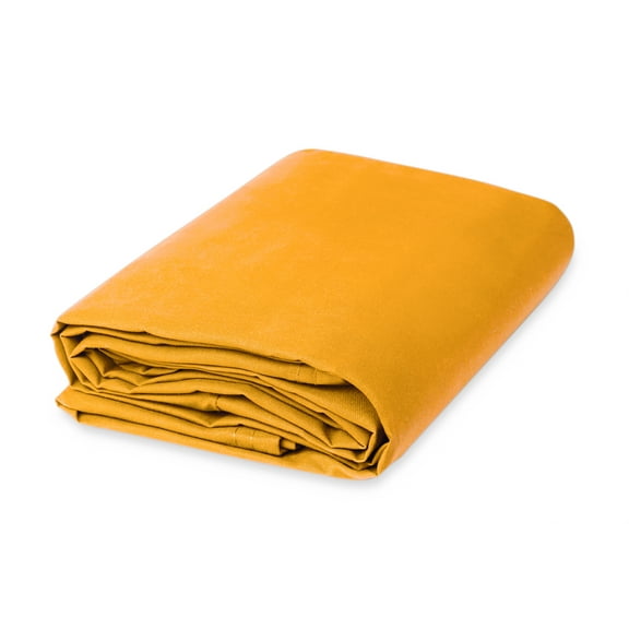 Heavy Purpose 10 Ounce Cotton Canvas Fabric by CCS CHICAGO CANVAS & SUPPLY Cotton Canvas Bolt for Apparel Bags Furniture Washable Reusable Duck Cloth Fabric, 5 Yard Bolt, Yellow