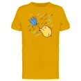 thumbnail image 1 of Heavy Rain Funny Chicken Flying Tee Men's -Image by Shutterstock, 1 of 2