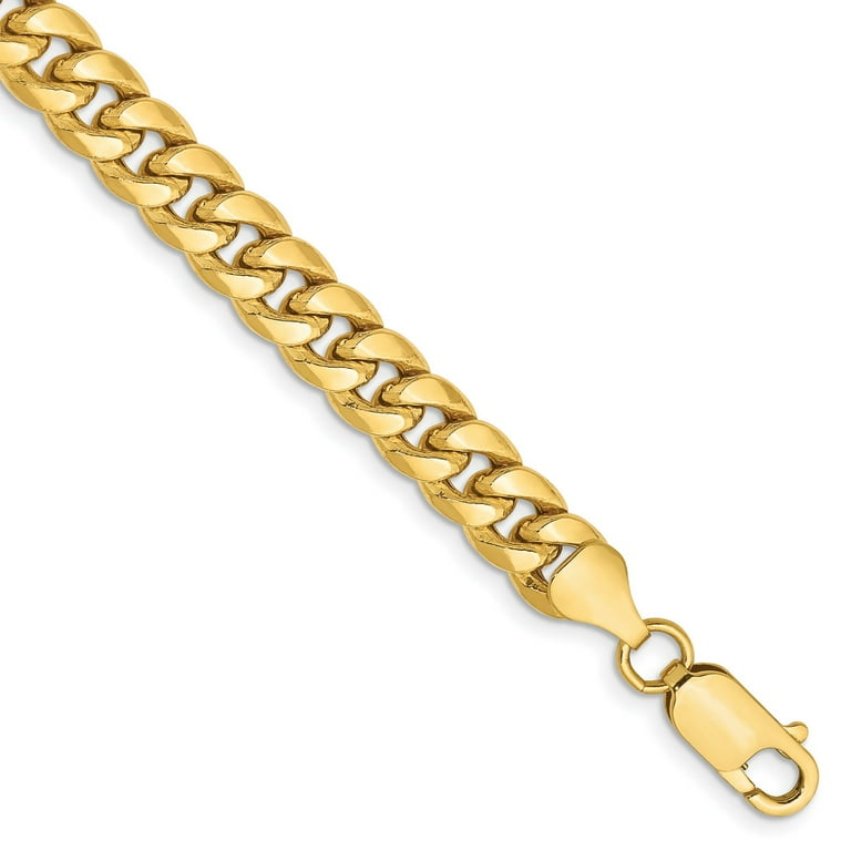 14k solid gold miami outlet cuban link bracelet