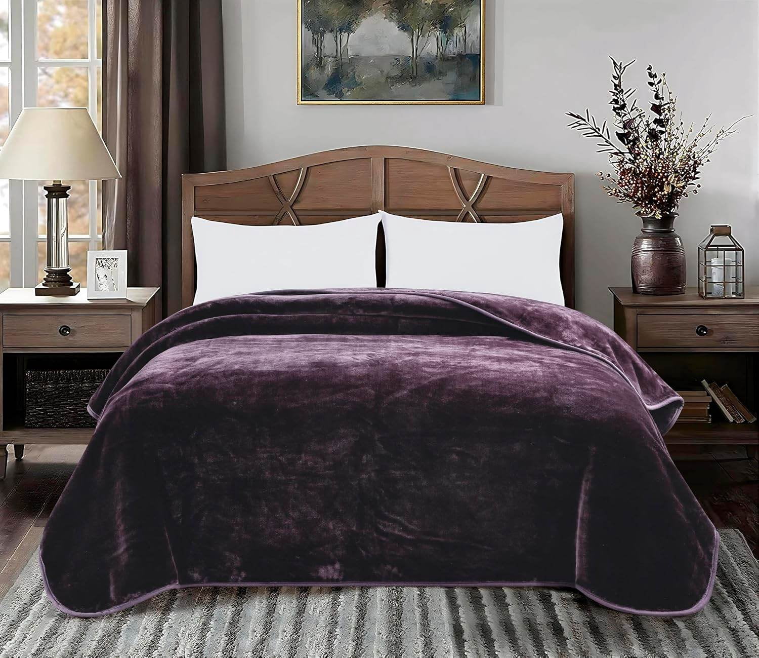 Ralph Lauren Micro Mink Blankets for Home