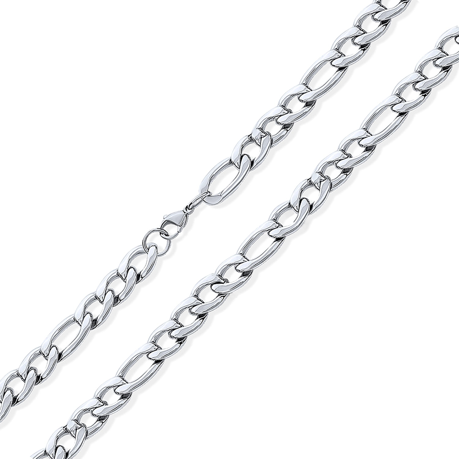 Mens stainless steel figaro cheap chain