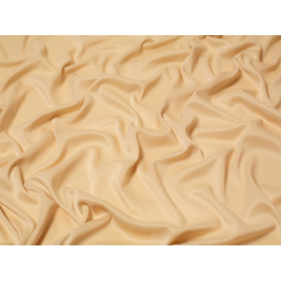 Heavy Stretch Lining Dress Fabric Cream - per yard