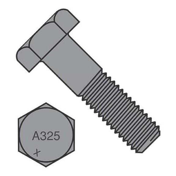 Heavy Structural Bolt - Hex Head - Steel - 5/8"-11 Thread - 1-1/2" Long