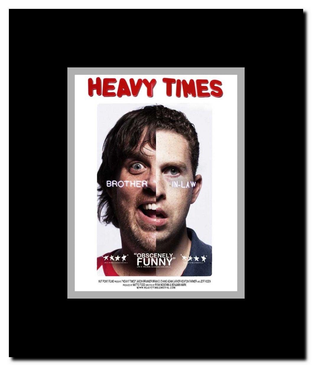 Heavy Times Framed Movie Poster