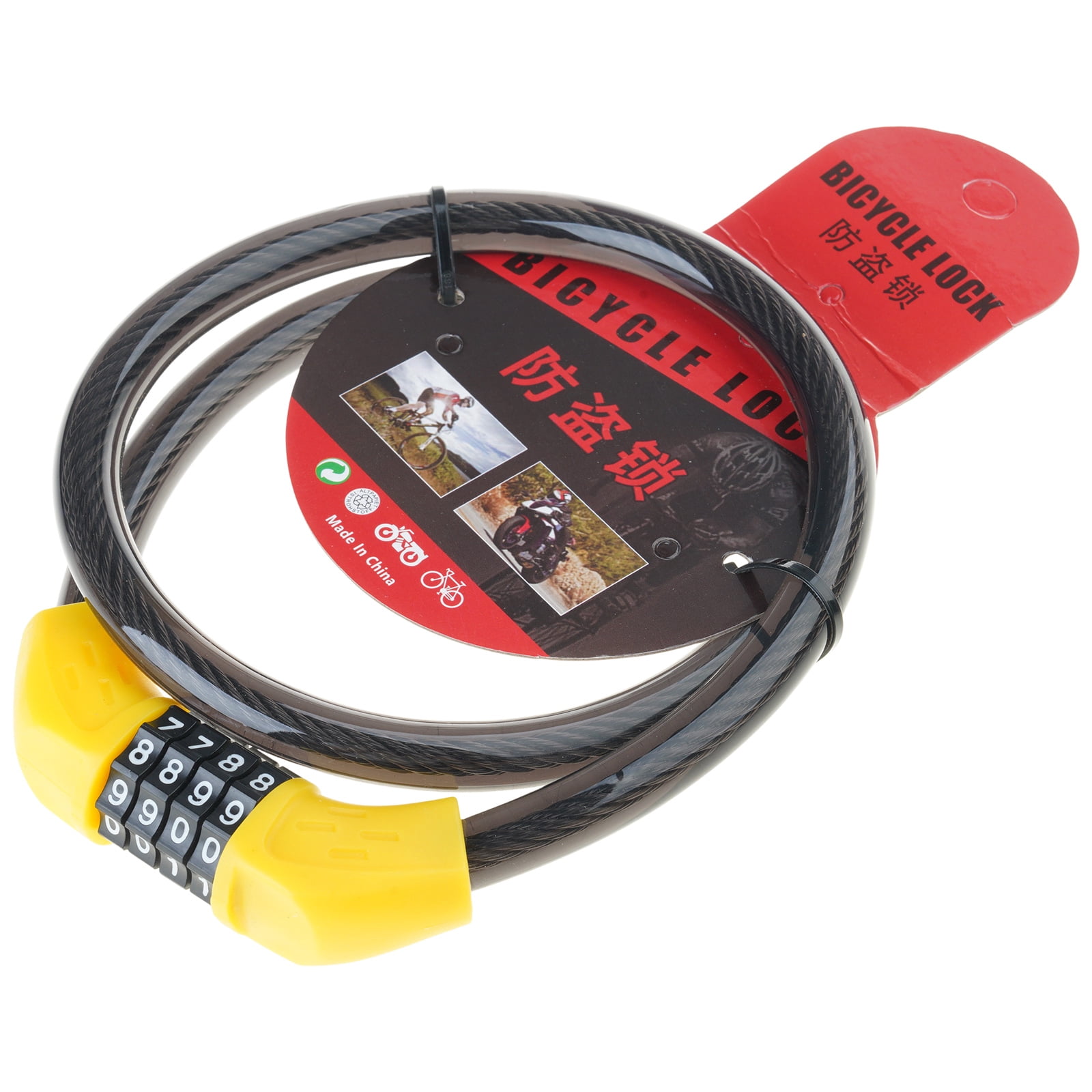 Heavy Type Regulable Code Bicycles Lock Secure Passwords Combination ...
