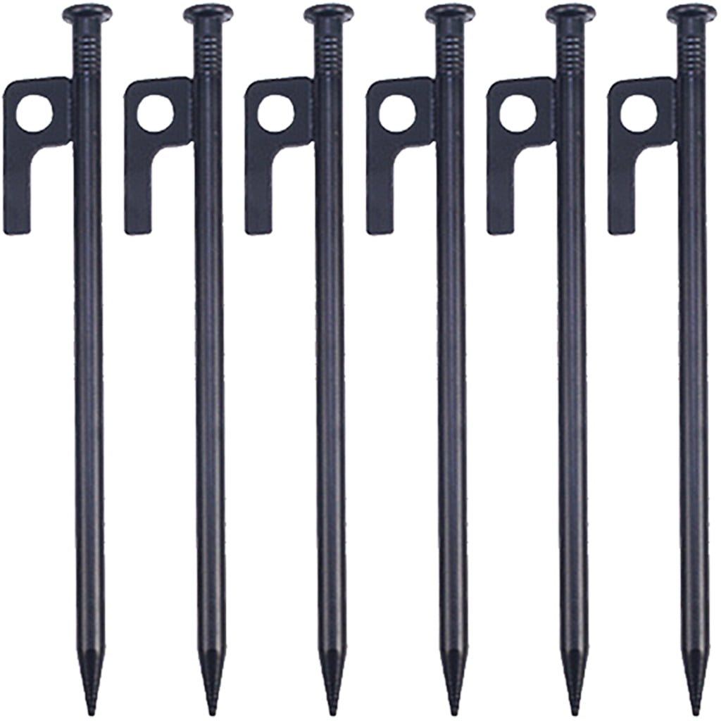 Heavy Type Camping Stakes for Tents Sand Beach Rustproofed Steel Secure Windproofed Multiple Surfaces Application