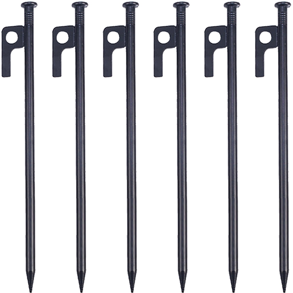 Heavy Type Camping Stakes for Tents Sand Beach Rustproofed Steel Secure Windproofed Multiple Surfaces Application
