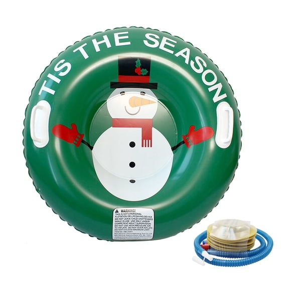 Heavy Type Winter Sleds With Rapid Inflation Pumps Portable Foldable Design For Snow Beach Grass Adventures