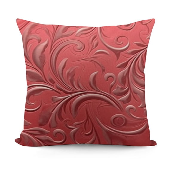 Heavy Velvet Embossing Throw Pillow Cover, Classis Floral Anaglyph Velvet Fabric, Decorative Pillow Cover, Indoor/Outdoor Pillow Shell, Cushion Cover -