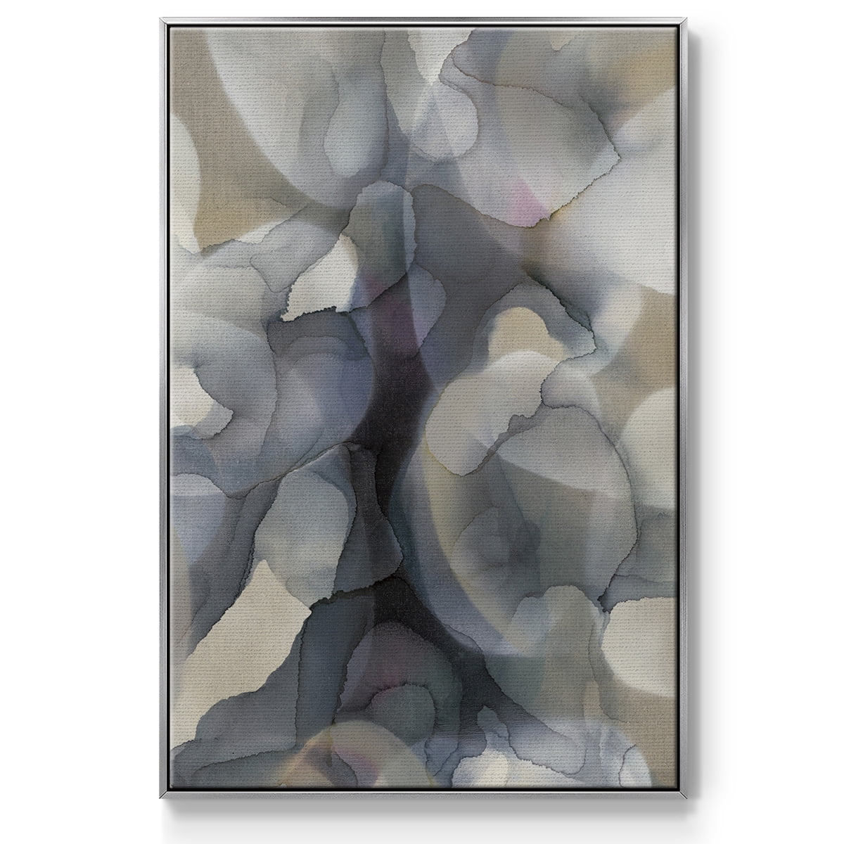 Heavy Weather Framed Premium Gallery Wrapped Canvas - Ready to Hang - 27 x 41 - Silver Floating Frame