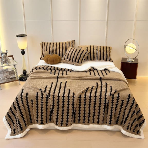 Heavy Weight Fleece Blanket - 78.74"x59.1" Plushes Velvet Throw Blanket, Double Sided No-Sheding Designed for Bed, Dorm & Air Travel, Winter Use