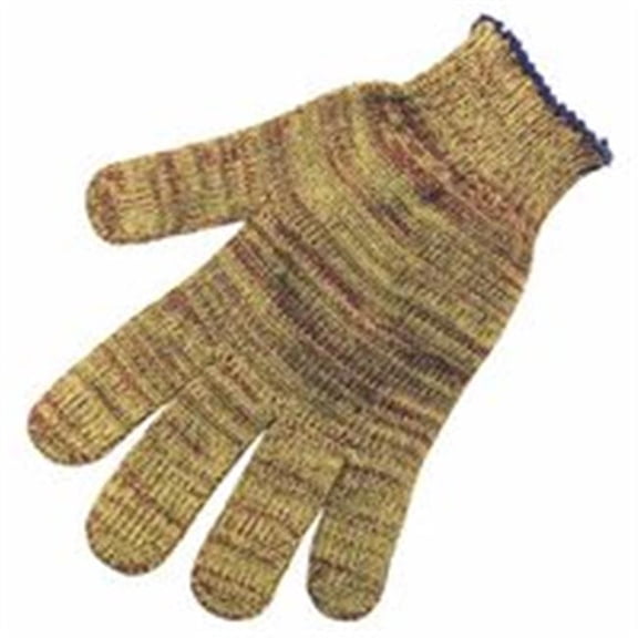 Heavy Weight Multicolor Poly Glove - Large