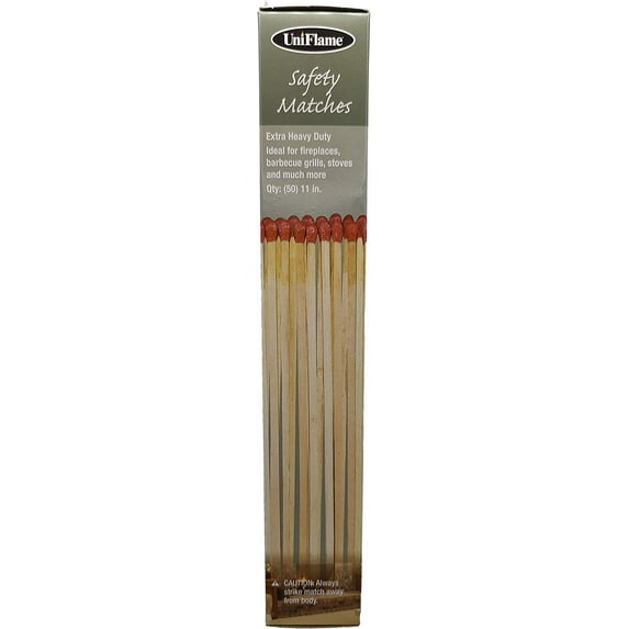 Heavy Weight Premium Fireplace Matches, 6-Pack