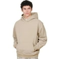 thumbnail image 1 of Brooklyn Cloth Men's Heavy Weight Pullover Hoodie, Drop Shoulder, Casual Wear, Olive Gray, Medium, 1 of 4