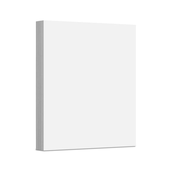 Heavy Weight White Cardstock - 100lb Extra Thick Card Stock Paper - Great for Brochures, Invitations, Business Cards, Stationary Printing | Acid-free | 8.5" x 11" (Letter Size) | 50 Sheets per Pack