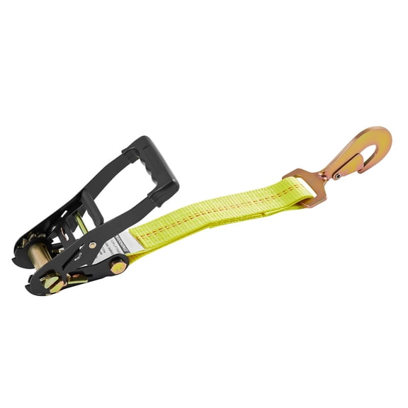 Heavy Wheel Chock Axle Type Trailer Ratchet Straps, 3333 lbs Workload, 10009 lbs Break Strength, for ATV/UTV/Pickup
