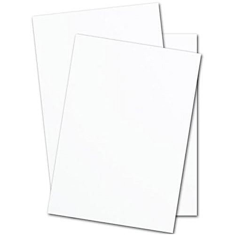 Heavy White Card Stock 17" X 11" Premium 80 Lb. Cover Super Smooth