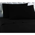 thumbnail image 1 of Heavy Winter Flannel 100% Cotton Queen, Black Deep Pocket Fitted Sheet, 1 of 2